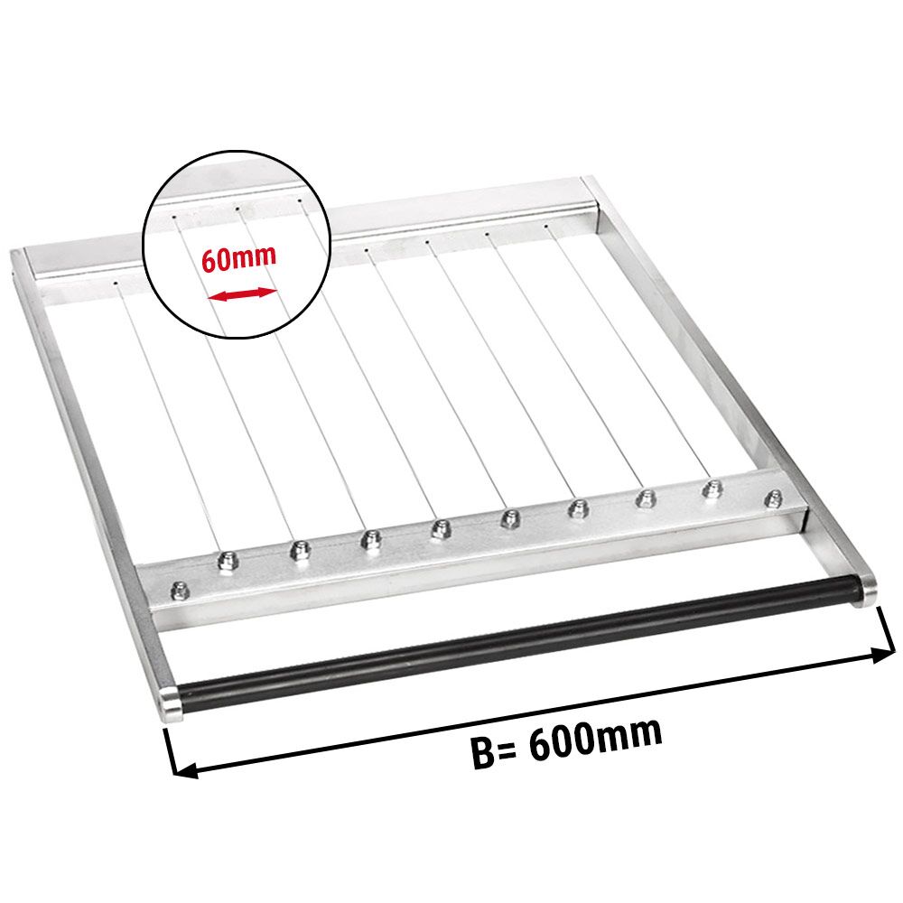 Cadre pour coupeuse de pralines - Maille 60mm - compatible avec PSIC2, PSIC3 et PSEIC64
