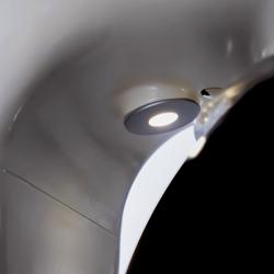 Mikser planetarny - 12L - 880W - z wyświetlaczem, timerem i 3 końcówkami mieszającymi - Hellelfenbein