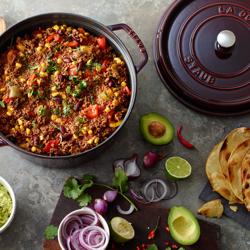 STAUB | LA COCOTTE - Kookpot - Ø 280mm - Gietijzer - Grenadine rood