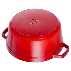 STAUB | LA COCOTTE - Kookpot - Ø 180mm - Gietijzer - Kersenrood
