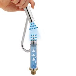 Annoskauhan huuhtelulaite - WATERSTOP - 98x81x249 mm - ominaisuudet: G 1/2 -liitäntä & hygieeninen & kestävä & helppo puhdistaa - sis. siiihtälevy