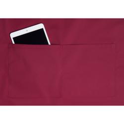 (6 stuks) KARLOWSKY | Slabbenschort met zak Basic - Bordeaux