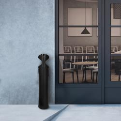 Posacenere a colonna in acciaio inox