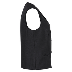 (6 stuks) KARLOWSKY | Dames Vest Basic - Zwart - Maat: L