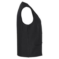 (6 pieces) KARLOWSKY | Ladies' Waistcoat Basic – Black - Size L - Loose Fit