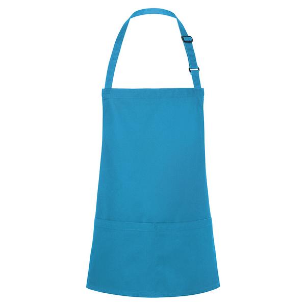 KARLOWSKY | Tablier à bavette court Basic - Turquoise