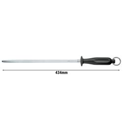 VICTORINOX | Slagersstaal - rond - vrije terugtrekking - Lemmet: 300mm