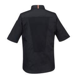 Koksbuis MeshAir Pro - korte mouw - zwart - maat S