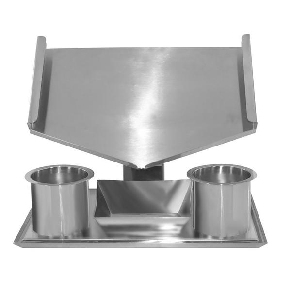 Honingdispenser - met raathouder - chroom