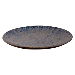 (4 stuks) LESTER - Bord - plat - Ø 270mm - Blauw