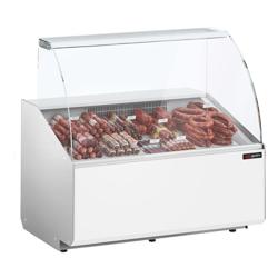 Vitrină frigorifică orizontală - 1000mm - 280 wați - standard cu panou frontal negru