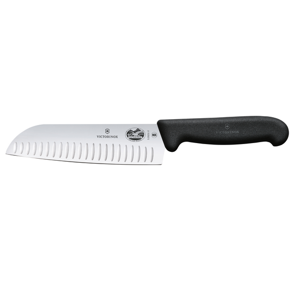 VICTORINOX | FIBROX - سكين سانتوكو بحافة مجوفة - شفرة 170 مم