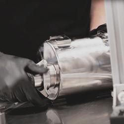 Máquina de churros PROFISSIONAL - 3L - Manual - com base regulável em altura - incl. 5 bicos para churros