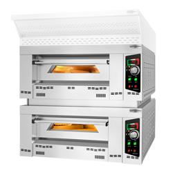 Horno a gas para pizza 9 + 9 x 34 cm