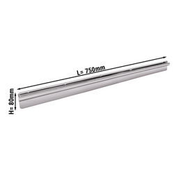 Barra para comandas de Inox - 75 cm