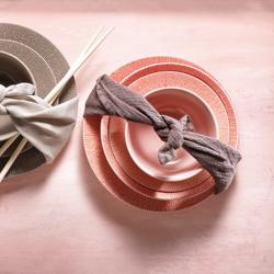 (6 Pièces) CUBICAL - Assiette Coupe - Plate - Ø 160 mm - Rose