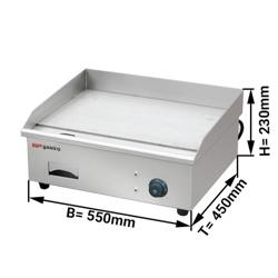 Elektro Bratplatte - 3 kW - Glatt - Bratfläche: 540x380mm