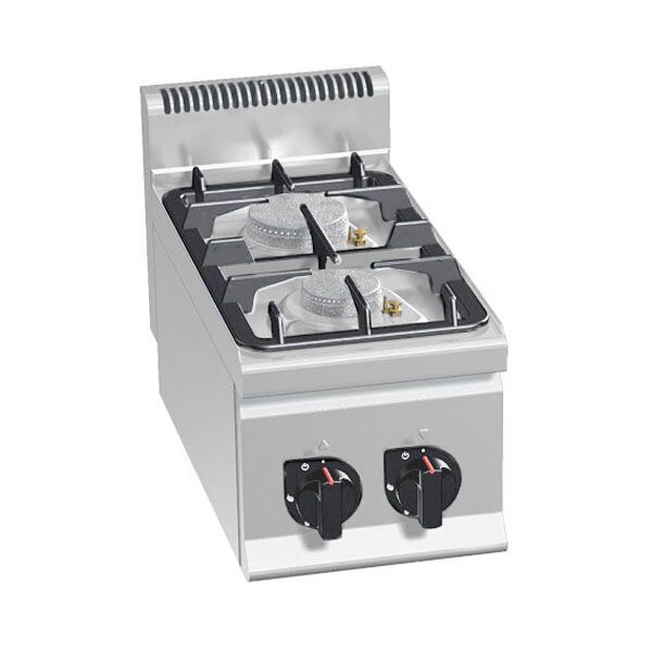 Fourneau à gaz – 9,5 kW – 2 brûleurs