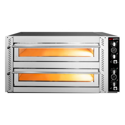 Elektro Pizzaofen - 6+6x 30cm (Breit) - Manuell - inkl. Untergestell