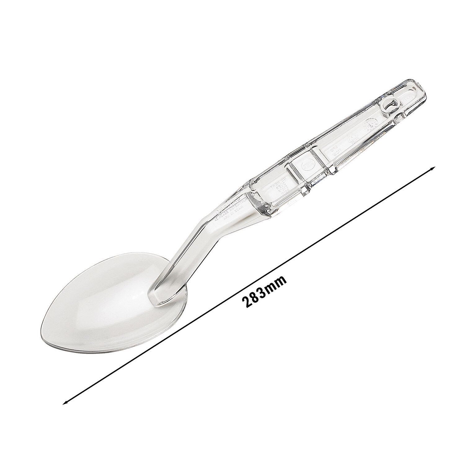 Polycarbonate Clear Serving Spoon Set of 6 Polycarbonate Clear Serving Spoon Set of 6