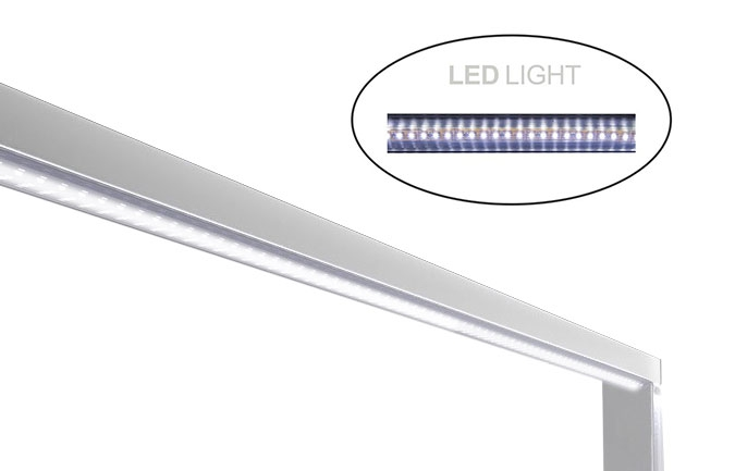 Iluminación para el protector de cristal 0,8 m