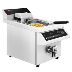 Commercial induction fryer - 8 litres - 3.5 kW - with automatic basket lifting