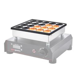 Wisselplaten voor wafelijzer BWERM25 - vorm: Bubble wafel - voor 25 stuks