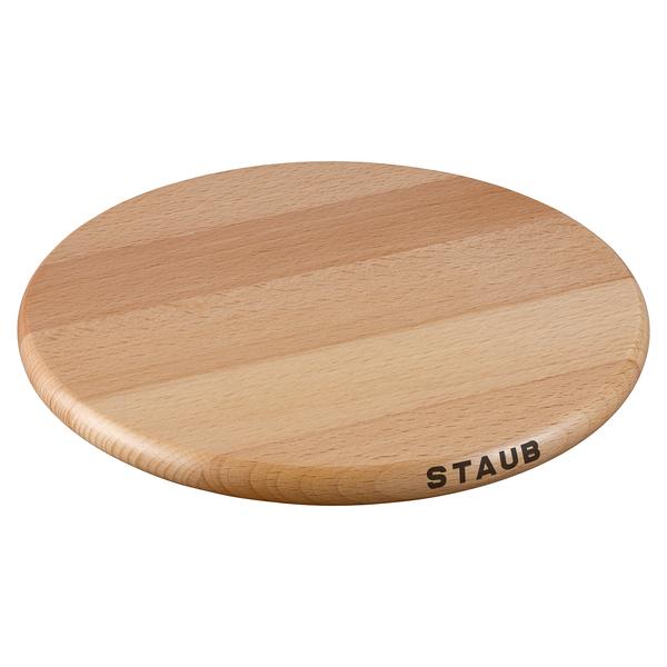 STAUB | SPECIALITIES - حامل أواني مغناطيسي - 230 مم - بني - خشب زان 