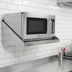 Soporte para microondas de acero Inox. - 590 mm