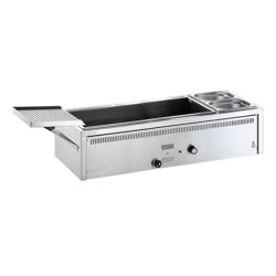 UBERT | Fish frying oven - Propane gas 23.75 kW - Integrated batter & crumb bins - Countertop