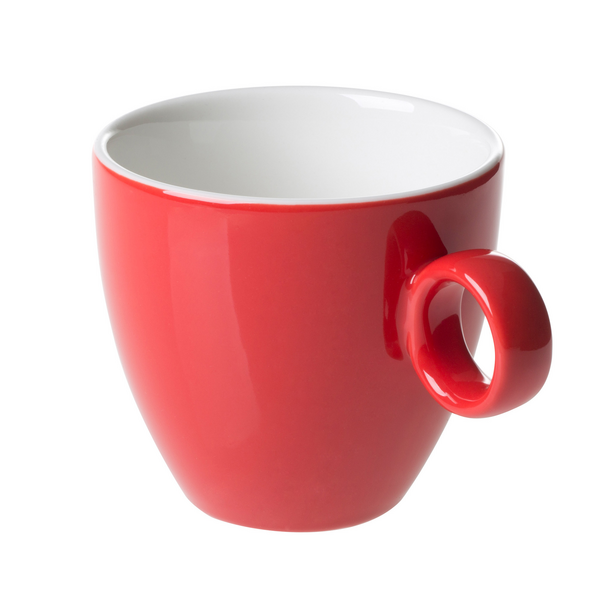 (6 stuks) BART COLOUR CAFE - Koffiekop - 170ml - Rood