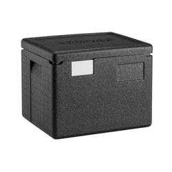 CAMBRO | Cam GoBox® Toploader – GN 1/2 – Black lid – 390×330×316 mm – 4h temperature hold