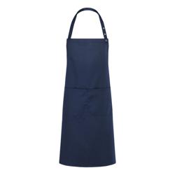KARLOWSKY | Tenerife Bib Apron – Navy Blue - Adjustable Neck - 2 Pockets - One Size
