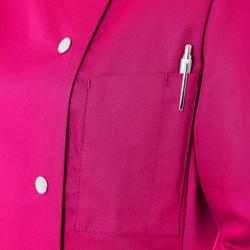 KARLOWSKY | Ladies Chef Jacket Greta – Pink - Size 42 - Short Sleeve - Press-Stud Fastening