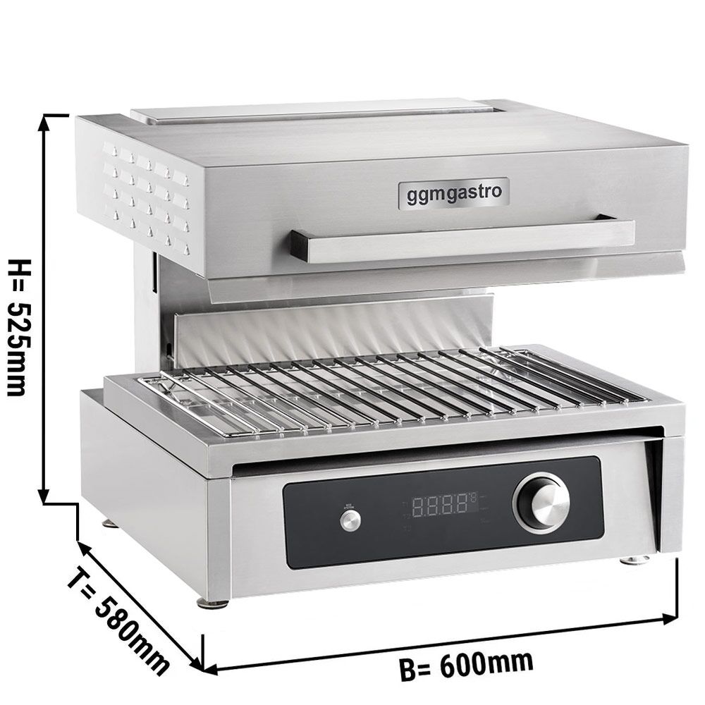 Salamandre électrique PRO - hauteur réglable - Quartz infrarouge - 4,5kW - 220V