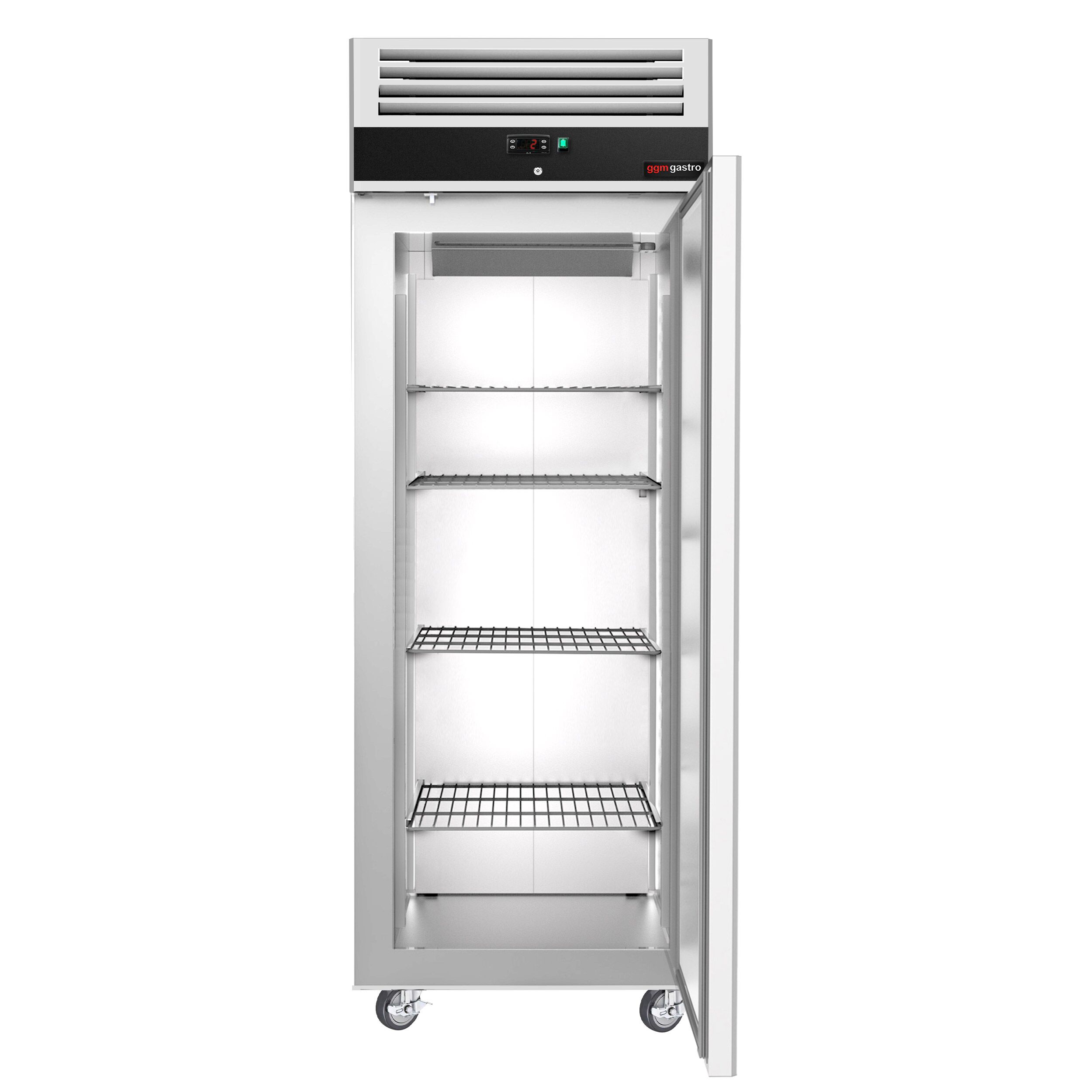 Armoire réfrigérée positive en acier inoxydable ECO – 600 litres – avec 1 porte