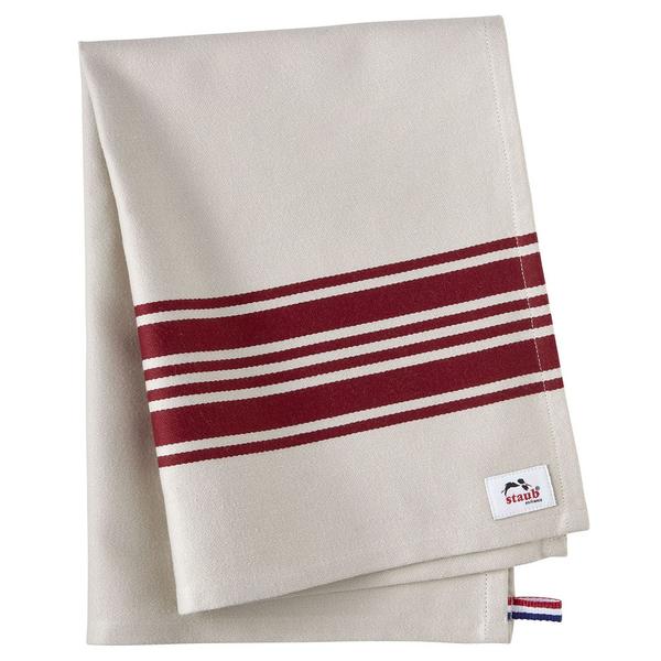 STAUB | FRENCH LINE - Dish drying towel - 700x500mm - Cherry red