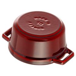 STAUB | Mini Cocotte Round Enamelled Cast Iron Casserole Dish – Ø10 cm – Grenadine Red