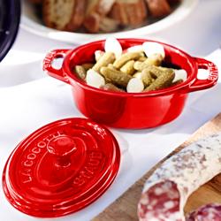 STAUB | CERAMIQUE - Mini Kookpot - Ø 100mm - Ovaal - Keramiek - Kersenrood