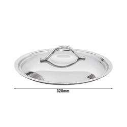 Couvercle Pot - Acier inoxydable 18/10 - Ø34 cm - Satiné