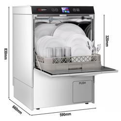 Geschirrspülmaschine - Touch - 3,55 kW - mit Reiniger-, Klarspüler- & Laugenpumpe