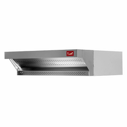 Stainless steel bonnet for pizza oven - with motor 0.07 kw