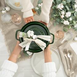 STAUB | LA COCOTTE - Kookpot - Ø 180mm - Gietijzer - Basilicumgroen