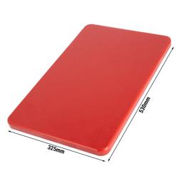 Deska do krojenia PREMIUM - GN 1/1 - 530x325mm - Grubość: 20mm - zgodna z HACCP - Czerwony