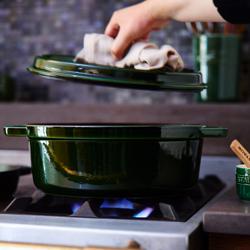 STAUB | LA COCOTTE - Kookpot - Ovaal - 290mm - Gietijzer - Basilicumgroen