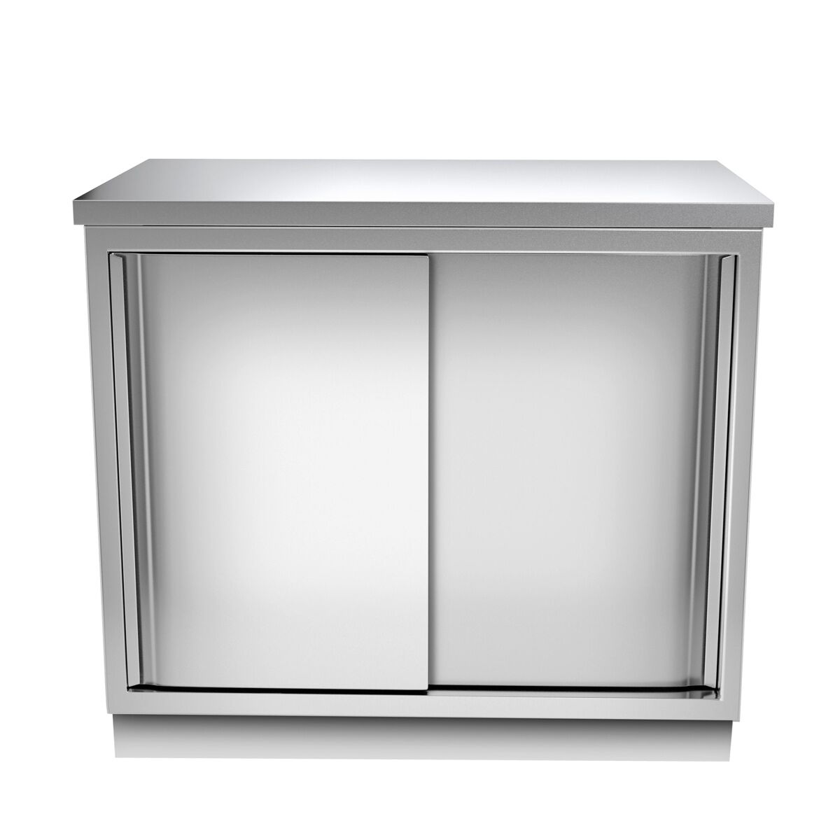 Socle en inox – longueur : 1000 mm