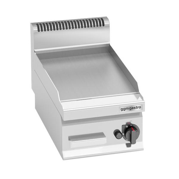 Gasbakplaat - 4kW - Glad - Bakoppervlak: 296x430mm
