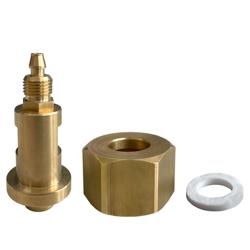 Adaptér pro dávkovač vína - bez přetlakového regulátoru - 56x34x32 mm - pro připojení ke směsi/plynu – láhve se dusíkem