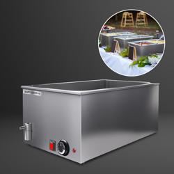 Электрическая водяная баня (Bain-Marie) - 1,2 кВт - для GN 1/1 высотой 150 мм - со сливным краном