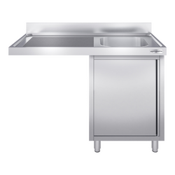 یونیت ظرف ماشین ظرفشویی - 1200*600 میلیمتر - یک سینک راست